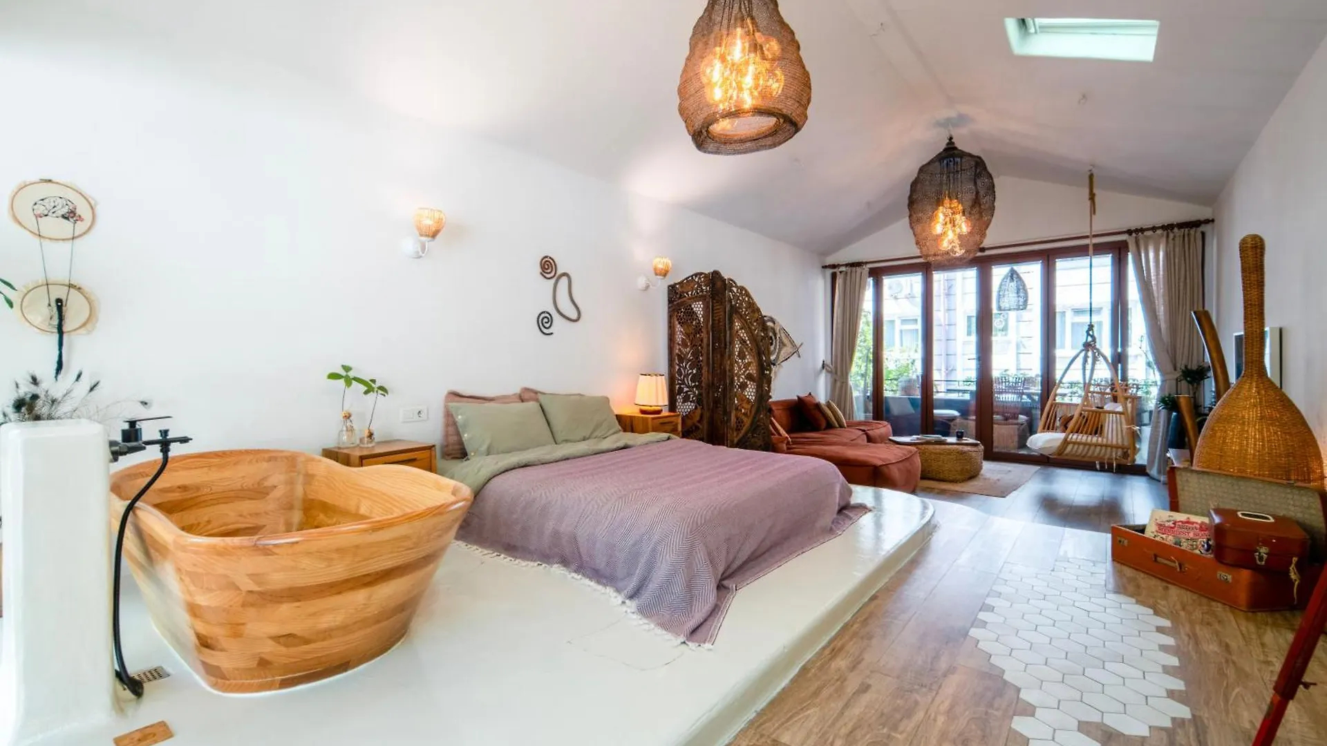 イスタンブール Boheme House With Bathtub & Terraceヴィラ